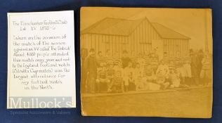 Rare 1875-76 Manchester RFC and Opposition Joint Rugby Team Photograph: Unmounted, approx 11” x 8”