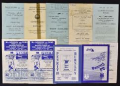 Selection of Penrith FC home football programmes 1946/47 West Auckland (FAAC), 1947/48 Cumberland