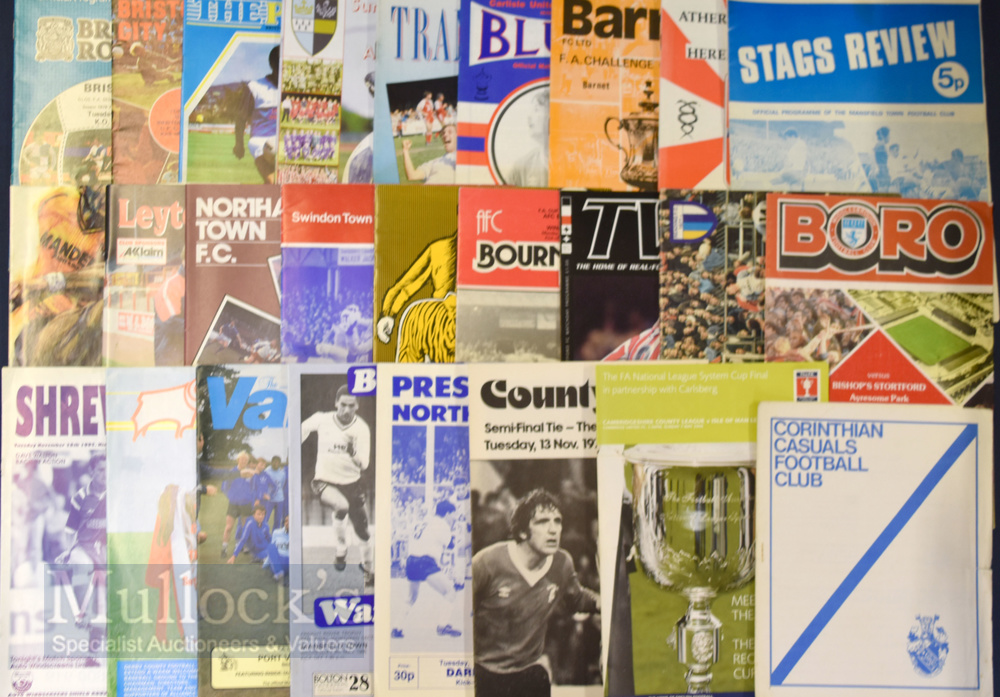 Assorted 1970s onwards Non-League football programmes including Cup matches such as 75/76 Bristol - Image 2 of 4