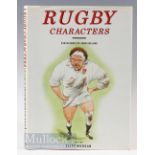 Rare Fully Signed Rugby Caricature Book: Terrific collectable item, John Ireland’s well-known