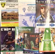 European Cups etc Rugby Programmes (7): Semi-Finals Heineken Cup, Bath v Pau 1997-98 & Cardiff Blues