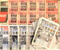 Selection of ‘Rugby League News’ Queensland Australia 1960-1996 Rugby League Programmes with varying