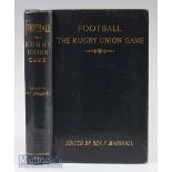 Rev Marshall Famous Rugby Book: Beautifully preserved 1st Edition of the indispensable Rev Frank’s