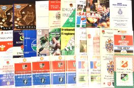 Special, mostly International, Rugby Programmes (29): With some duplication, issues inc several