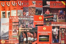Collection of Manchester United football memorabilia to include United Supporter Year books No. 1 (