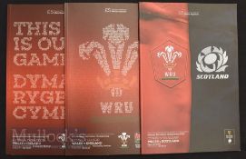 Wales Six Nations Rugby Programmes 2020 & 2021 (3): The ‘carry over’ game v Scotland at Llanelli,