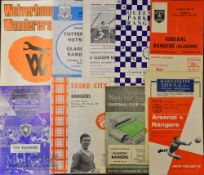 Selection of Rangers away football match programmes 1946/47 Manchester City, 1955/56 Manchester City