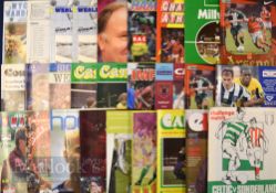 Assorted Selection of Football Programmes featuring British v Foreign Club Football Programmes