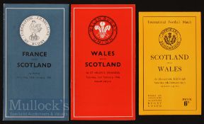 Scotland ‘Doublers’ Rugby Programmes B (3): Spare copies of those listed in earlier lots, the issues