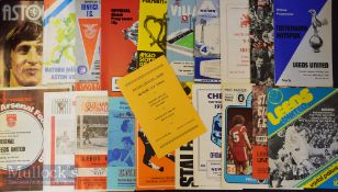 Assorted Football programme selection to include European Cup finals 1968 Manchester Utd, Benfica,