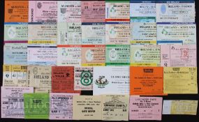 1947-2005 Irish & British Lions Rugby Tickets etc (36): Wales v Ireland 1947, first post war 5