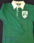 Republic of Ireland (Eire) international football shirt 1949/1950 awarded to Cornelius (Con)