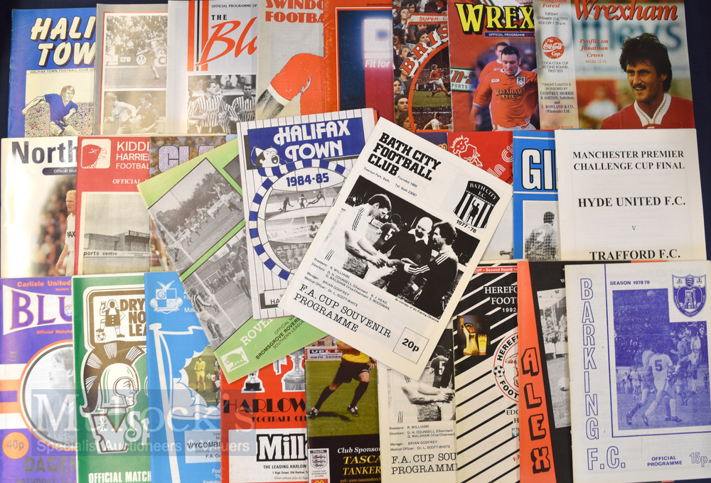 Assorted 1970s onwards Non-League football programmes including Cup matches such as 75/76 Bristol - Image 4 of 4