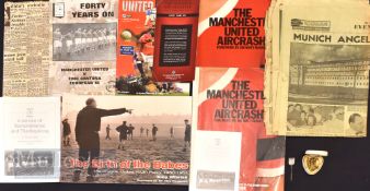 Selection of remembrance items to include 2008 Thanksgiving Service (Manchester Suite Old Trafford +
