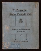 Rugby Book, The Cardiff Rugby Football Club 1876-1906: Compiled by C.S. Arthur, the club’s
