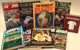 Rugby Book Selection D, General (9): Up and Under & The Greatest Number Tens, both Frank Keating;