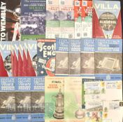 Assorted Selection of 1960s football programmes including 64/65 Leeds United v Birmingham City, 64/