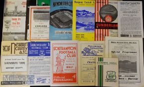 Collection of Football League Cup match programmes to include 1960/61 Millwall v Chelsea,