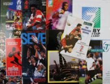 Sevens Rugby Selection (8): Several large colourful and one historic issue in this lot, the