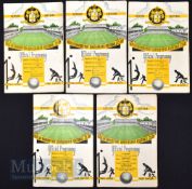 1947/48 Wolverhampton Wanderers home match programmes to include Stoke City, Grimsby Town, Blackburn