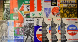FA Cup finals match programmes 1966, 1969 x 3 (2 with autographs), 1970,1971, 1973, 1975, 1984;