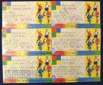UEFA Euro ’96 tickets Netherlands v Scotland 10 June, Netherlands v Switzerland 13 June (autographed