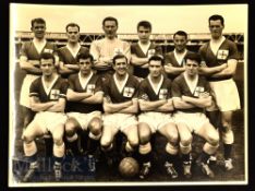 Press Photograph of 1959/60 Northern Ireland Team former property of Harry Gregg printed by the