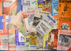 Assorted 1970s onwards Non-League football programmes including Cup matches such as 75/76 Bristol