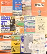 Assorted Selection of Football programmes featuring 70 Wolves v Derry Replay, 75 Leicester City v