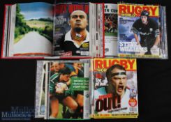 1995-98 Rugby World Magazine Bound Vols (5): Large ‘officially’ bound volumes of the world’s