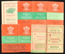 1949-2003 Wales v Ireland Rugby Programmes (26): Nearly 25 years of Celtic clashes, missing only