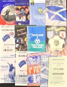 Selection of Scottish Youth International football programmes incl 72 Scotland v Wales U23, 88/90