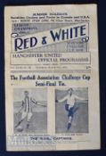 1930/31 FA Cup Semi-Final match programme Everton v West Bromwich Albion 14 March 1931 at Manchester