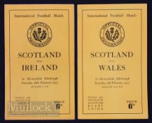 1953 Scottish Home Rugby Programmes (2): Murrayfield’s ‘as-ever’ style for the editions against