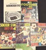 Various Football Sticker/Stamp Albums to include The Wonderful World of Soccer Stars Picture Stamp