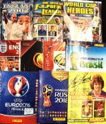 Mixed Selection of Football Sticker Albums featuring Merlin England 2002 incomplete, Merlin FA