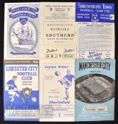 Football League Cup football programmes 1960/61 Portsmouth v Coventry City, Rochdale v Southend Utd,
