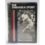 Rugby Book The Swansea Story: Brinley Matthews’ 1968 hardback with dust wrapper & inscription by