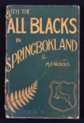 1928 Rugby Book, M Nicholls’ ‘With the All Blacks in Springbok land’: Sought-after soft-back