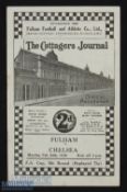 1935/36 Fulham v Chelsea FAC replay match programme 24 February; slight crease, o/wise good.