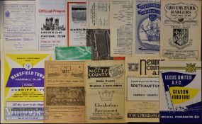 Collection of Football League Cup match programmes to include 1960/61 Newport County v