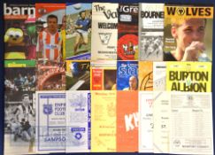 Mixed Selection of Pre-Season Football Programmes etc include 96 Walsall v West Bromwich Albion,