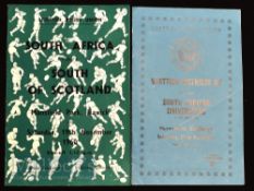 1960 & 1956 South African Springboks & Universities Rugby Programmes in Scotland (2): Issues v