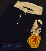 Pre-war Scotland football international match worn shirt of Douglas (Dally) Duncan (Derby County)