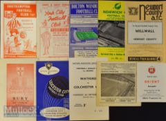 Assorted Football League Cup match programmes to include 1961/62 Southampton v Rochdale, York City v