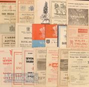 Assorted Selection of Rugby League Programmes featuring 51 Cheltenham v Ivor Preece XV, 47 Australia