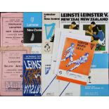 1961-2018 Leinster Rugby Programmes v Tourists (13): v NZ All Blacks 1964, 1972, 1974, 1989(2); v