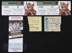 Rugby Tickets, Barbarians and South Africa etc (4+): Barbarians v South Africa 1961 at Cardiff,
