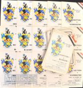 Selection of Huyton Rugby League home Programmes from 1968-1982 with a varied number in seasons,