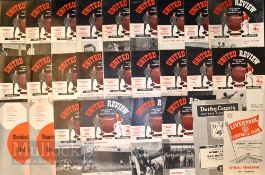 Manchester Utd football programme collection to include 1959/60 homes (23), FAC aways at